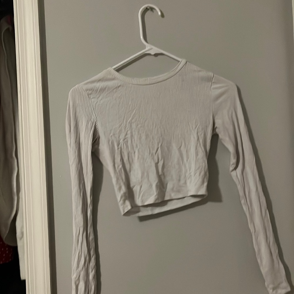 Plain white long sleeve